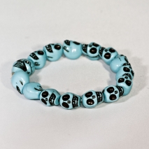 Crazy Skulls Bracelet Turquoise