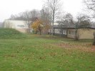 Sporthallen och skolan