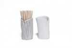 Toothpick holder grey_white
