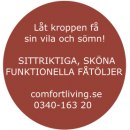 sittriktiga, sköna och funktionella fåtöljer