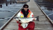 Lax tagen på vänern 5,6 kg; Foto: Kenta Turtiainen