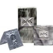 Safex Ribbed Kondomer 