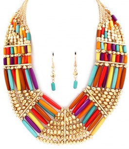 Multicolor halsband
