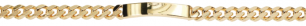 Pansararmband med gravyrplatta 18k guld (18 cm)
