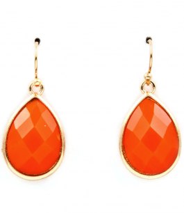 Örhängen - Classic Drops - Orange