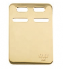 Gravyrbricka / ID Bricka 18k guld 19x27 mm