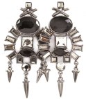 Örhängen Luxury Crystal Black
