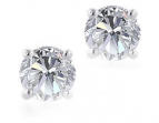 Klassiska örhängen 0,70 ct diamond CZ Sterlingsilver 925 