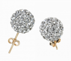 Swarovski örhängen guld 18k 