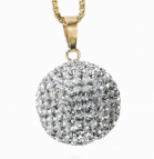 Swaroviski halsband 18k guld