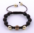 Swarovski Makramé Brown Luxury 18K