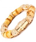 Bamboo Armband / Guld