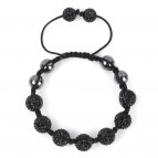 Rhinestone armband 12 mm AAA