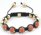 Himlaya armband 18k UNISEX RED/GOLD