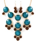 Bubble necklace diamond cut 
