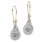 Swarovski örhängen 18k guld (droppar)