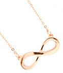 Infinity halsband roséguld