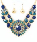 Halsband / Blue Epoxy