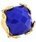 Cocktail ring Blå / Guld