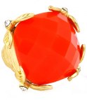 Cocktail ring Corall / Guld
