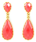 Örhängen Classic Drops / Hot Pink