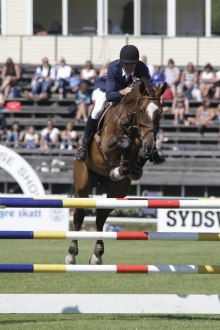 Claude Monet i Falsterbo Horse Show´s 6-års semifinal.