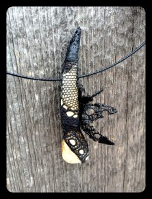 Moose Tooth Jewelry: Draping Black -V - Moose Tooth Jewelry: Draping Black - V