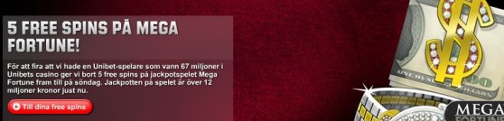 Hämta free spins hos Unibet idag!