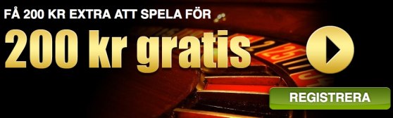 En No deposit bonus som ger dig hela 200kr gratis!