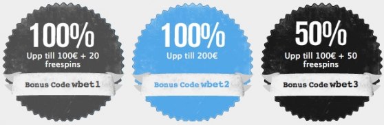 Få upp till 50 free spins när du gör din första insättning hos WhiteBet!