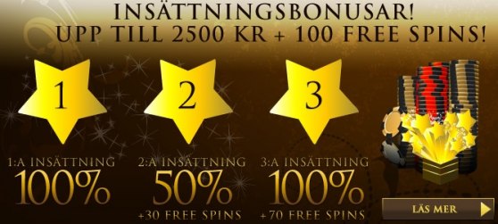 Upp till 100 free spins hos Freya Casino!