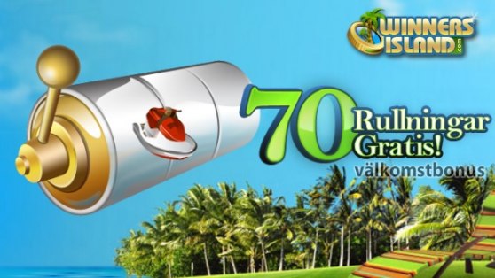 No deposit bonus helt gratis för nya kunder hos Winners Island!