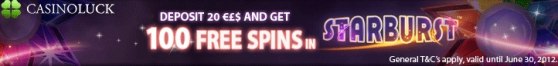 Free spins i mängder hos CasinoLuck!