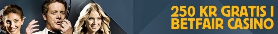 250kr gratis hos Betfair!