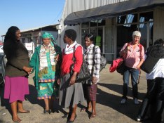 Vi tas emot på flygplatsen i Bulawayo