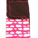 Multifilt cerise/brun moln