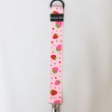 Nappband Rosa Jordgubbar