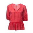Evelyn poppy red