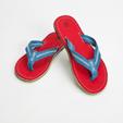 Fair Flip red jeans blue