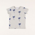 PALM SHORTSLEEVE TEE LT. BLUE