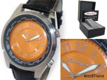 Heinrichssohn Danzig Orange HS1003O Herrklocka
