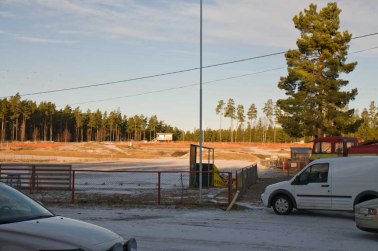 Eliantorpsbanan i vintersol