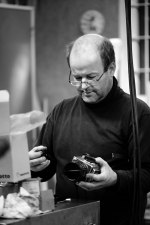 Mr Optipod - Hans Olsson i färd med att optipodera en "Hasselblandare"