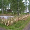 Nytt staket längs Blåsutvägen