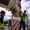 Mer vajer i höna, som väger 750kg!