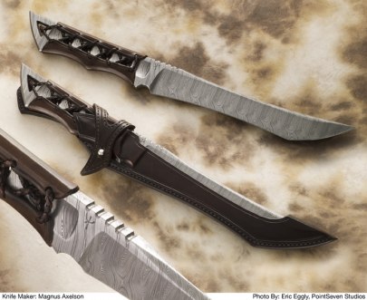 Damasteel & Leather .