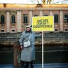 Demonstrant under klimatmötet i Köpenhamn.