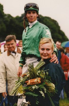 Jockey, Mr Kim Andersen, Denmark and Lill Shams owner Ingrid Kindh