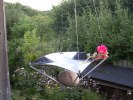 Första prototypen! Har fått utstå både "Gudrun" o."Per" utan problem!